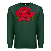 Sports Green Oklahoma Rose Illustrations Premium Sweatshirt - LillyAllenDesigns