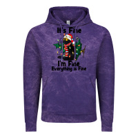 Cloud Purple It's Fine I'am Fine Everything Is Fine Vintage Hoodie - FaDigitalArtStudio