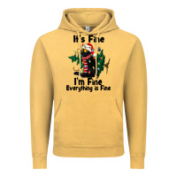 Vintage Mustard It's Fine I'am Fine Everything Is Fine Vintage Hoodie - FaDigitalArtStudio