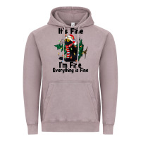 Vintage Zinc It's Fine I'am Fine Everything Is Fine Vintage Hoodie - FaDigitalArtStudio