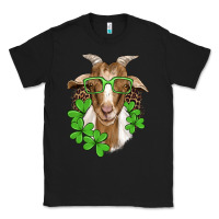 Black st patricks goat with glasses Classic Tee - Artiststas