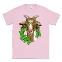 Bubblegum Pink st patricks goat with glasses Classic Tee - Artiststas