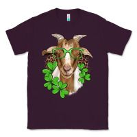 Plum st patricks goat with glasses Classic Tee - Artiststas