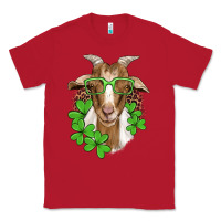 Red st patricks goat with glasses Classic Tee - Artiststas