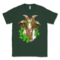 Sports Green st patricks goat with glasses Classic Tee - Artiststas