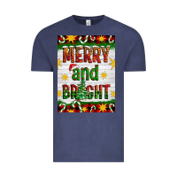 Vintage Denim Merry And Bright Vintage Tee - Artiststas