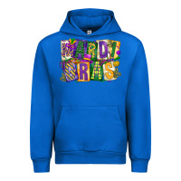 Cobalt mardi  gras Urban Hoodie - CowGirlArtShop