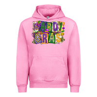 Fuchsia Pink mardi  gras Urban Hoodie - CowGirlArtShop