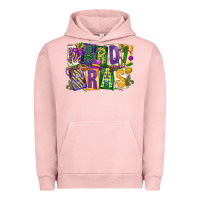 Pigment Salmon mardi  gras Urban Hoodie - CowGirlArtShop
