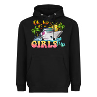Black oh ship it's a girls trip Heavyweight Hoodie - LillyAllenDesigns