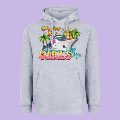 Oh Ship It's A Girls Trip Heavyweight Hoodie Designed By Lillyallendesigns