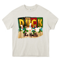 Christmas Duck The Halls Heavy Core Tee | Teevron