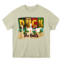 Mossy christmas duck the halls Heavy Core Tee - Zillion Design Studio
