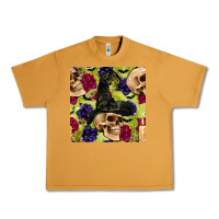 Peanut Butter halloween witch skull seamless pattern Urban Heavy Tee - BundleAndBundleShop