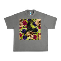 Tornado halloween witch skull seamless pattern Urban Heavy Tee - BundleAndBundleShop