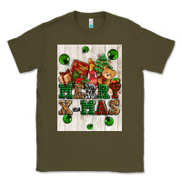 Army Green merry xmas Classic Tee - AdoDesignShop