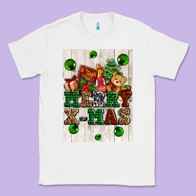 Merry Xmas Classic Tee Designed By Adodesignshop