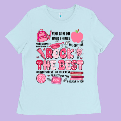 Rock The Best Ladies Tee Designed By Jahusdesignshop