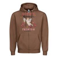 Chestnut cupids brewing company Zipper Hoodie - MaliasSmallBusiness