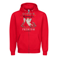 Red cupids brewing company Zipper Hoodie - MaliasSmallBusiness