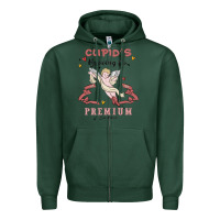Sports Green cupids brewing company Zipper Hoodie - MaliasSmallBusiness