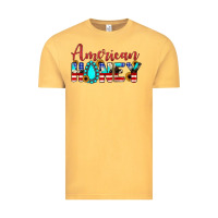 Vintage Mustard american honey Vintage Tee - JahusDesignShop