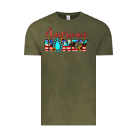 Vintage Olive american honey Vintage Tee - JahusDesignShop