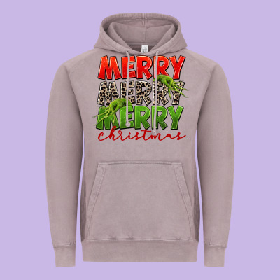 Merry Christmas Vintage Hoodie Designed By Fadigitalartstudio