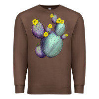 Chestnut Opunthia Santa Rita Cactus Premium Sweatshirt - LillyAllenDesigns