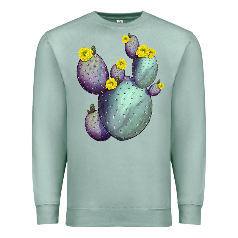 Opunthia Santa Rita Cactus Premium Sweatshirt by LillyAllenDesigns | Teevron
