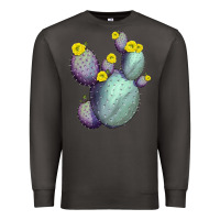 Smoke Opunthia Santa Rita Cactus Premium Sweatshirt - LillyAllenDesigns