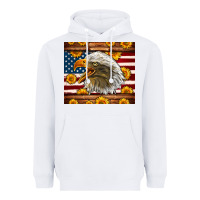 White American Flag Eagle Tumbler Heavyweight Hoodie - LillyAllenDesigns