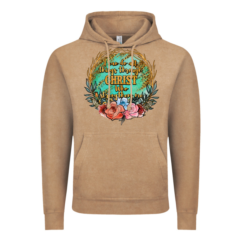 I Can Do All Things Through Christ Who Strenghtens Me Vintage Hoodie by JahusDesignShop | Teevron