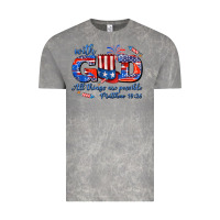 Cloud Rock with god all things are possible usa Vintage Tee - AdoDesignShop