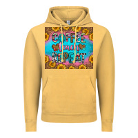 Vintage Mustard coffee teach repeat Vintage Hoodie - HRA Design Shop