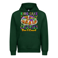 Forest Green king cake calories dont count mardi gras Urban Hoodie - CowGirlArtShop