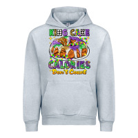 Heather Grey king cake calories dont count mardi gras Urban Hoodie - CowGirlArtShop