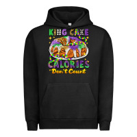 Pigment Black king cake calories dont count mardi gras Urban Hoodie - CowGirlArtShop