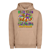 Pigment Burro king cake calories dont count mardi gras Urban Hoodie - CowGirlArtShop