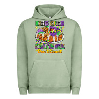 Pigment Oil Green king cake calories dont count mardi gras Urban Hoodie - CowGirlArtShop