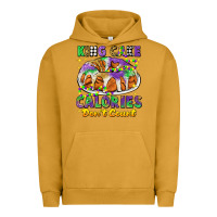 Pigment Peanut Butter king cake calories dont count mardi gras Urban Hoodie - CowGirlArtShop