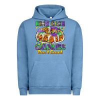 King Cake Calories Dont Count Mardi Gras Urban Hoodie | Teevron