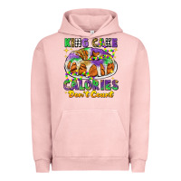 Pigment Salmon king cake calories dont count mardi gras Urban Hoodie - CowGirlArtShop