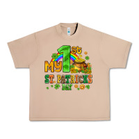 Burro my first st patricks day with coins and shamrocks Urban Heavy Tee - AdoDesignShop