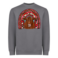 Storm valentines red angus rainbow Heavyweight Sweatshirt - JahusDesignShop