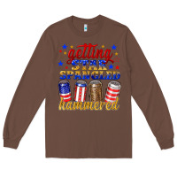 Chestnut getting star spangled hammered Long Sleeve Tee - NancyCooperArtShop