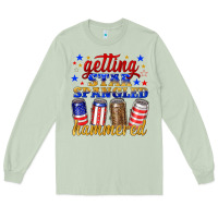Matcha getting star spangled hammered Long Sleeve Tee - NancyCooperArtShop