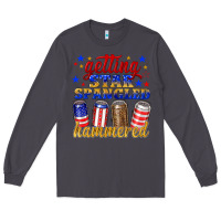 Getting Star Spangled Hammered Long Sleeve Tee | Teevron