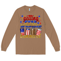 Toasted Coconut getting star spangled hammered Long Sleeve Tee - NancyCooperArtShop