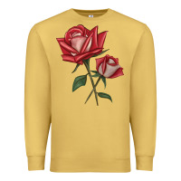Antique Gold Love Rose Premium Sweatshirt - LillyAllenDesigns